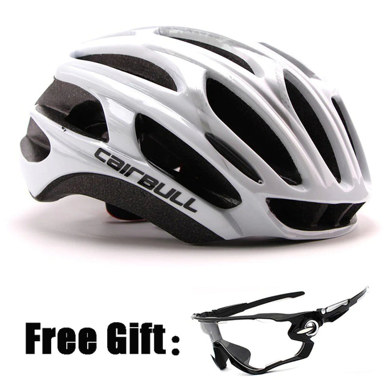 CAIRBULL Bicycle Helmet Road MTB Bike Ultralight Riding Helmet One-Piece Design Mountain Bike Riding Helmet
