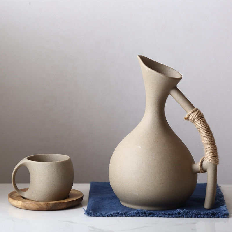 1300ml Creative Pottery Tea Cup Set