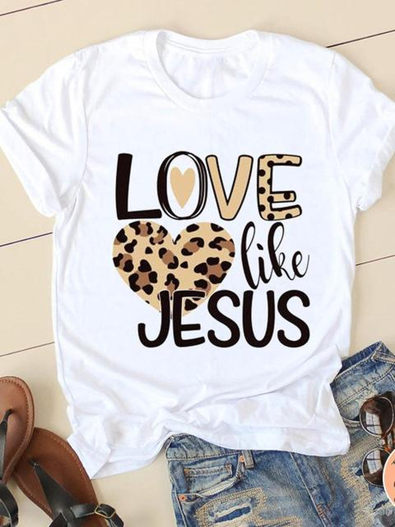 Clothing Summer Letter Printing 2022 Short Sleeve Ladies Casual Women Fashion Graphic Tee T-Shirts Female T Shirt Clothes