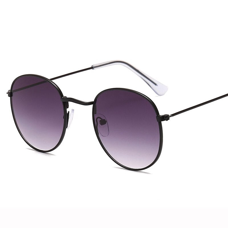 Retro Classic Semi-Rimless Polarized UV400 Sunglasses
