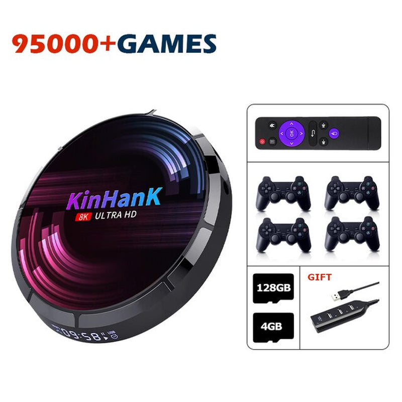 Retro Video Game Console Super Console X Max 4K HD Wifi with 114000 Games for Ps1/Psp/Dc/Sega Saturn/Md/Naomi Game Player TV Box
