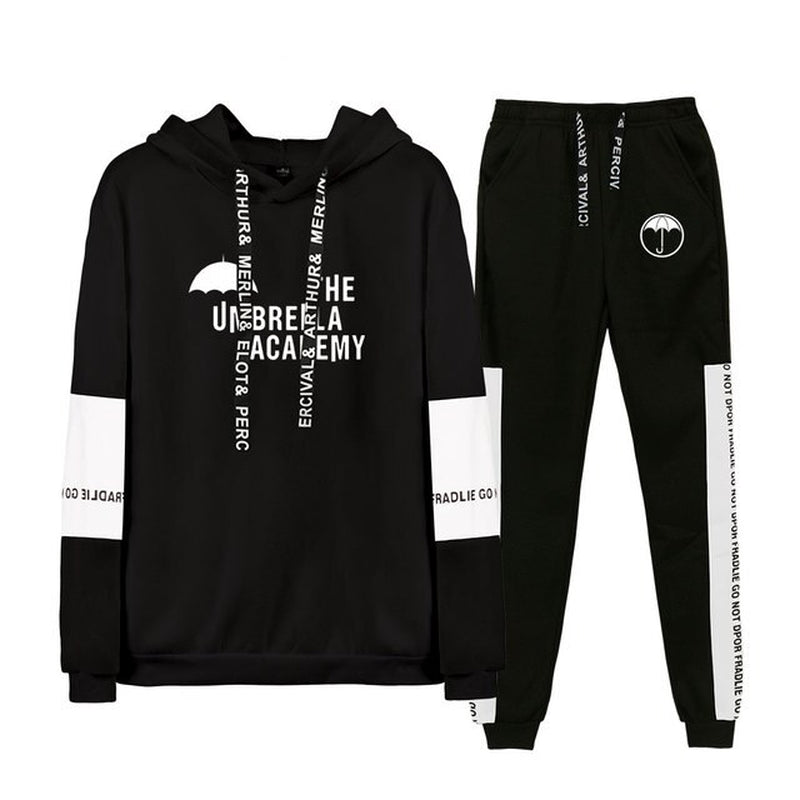 The Umbrella Academy Two Piece Set Women Hoodies+Long Pants Pullover Unisex Harajuku Suit Men Hooded Sweatshirt Tracksuit