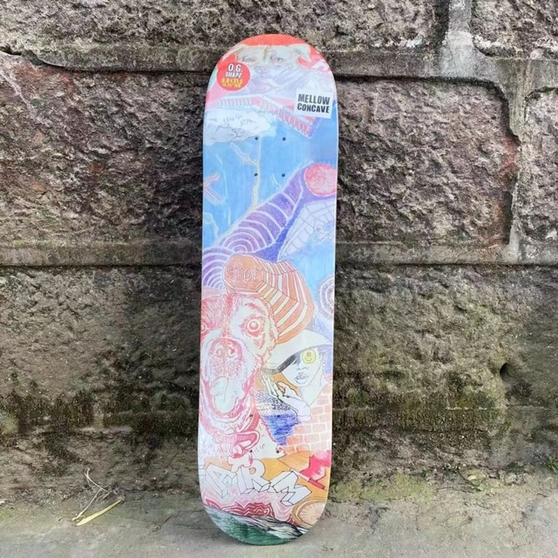 Professional Skateboard Baker Skateboard 8.0 Inch U-Shaped Transverse Skateboard 7-Layer Canada Wood Deck Three-Layer Dyeing Hi