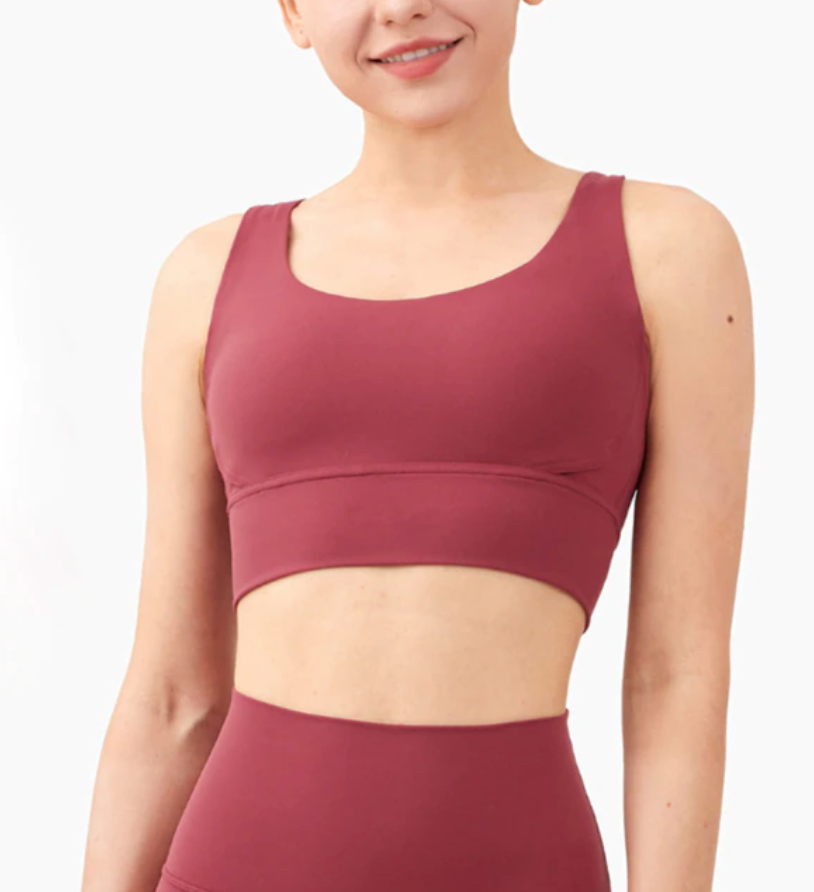 Vnazvnasi 2020 New Fabric Nylon Breathable Women Yoga Tops Bra Solid Color And Sexy Sports Wear Outdoor Exercise Clothes