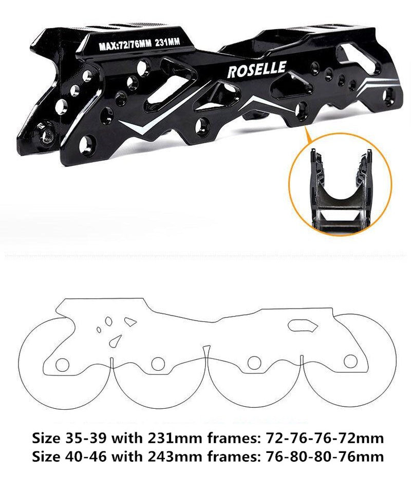 Professional Roller Skates Adult Roller Skates Full Set of Inline Skates Beginner Men and Women Roller Skating Shoes for Unisex