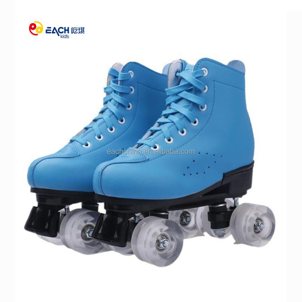 Indoor and Outdoor Unisex Glitter Flashing Roller Skates for Women Adults