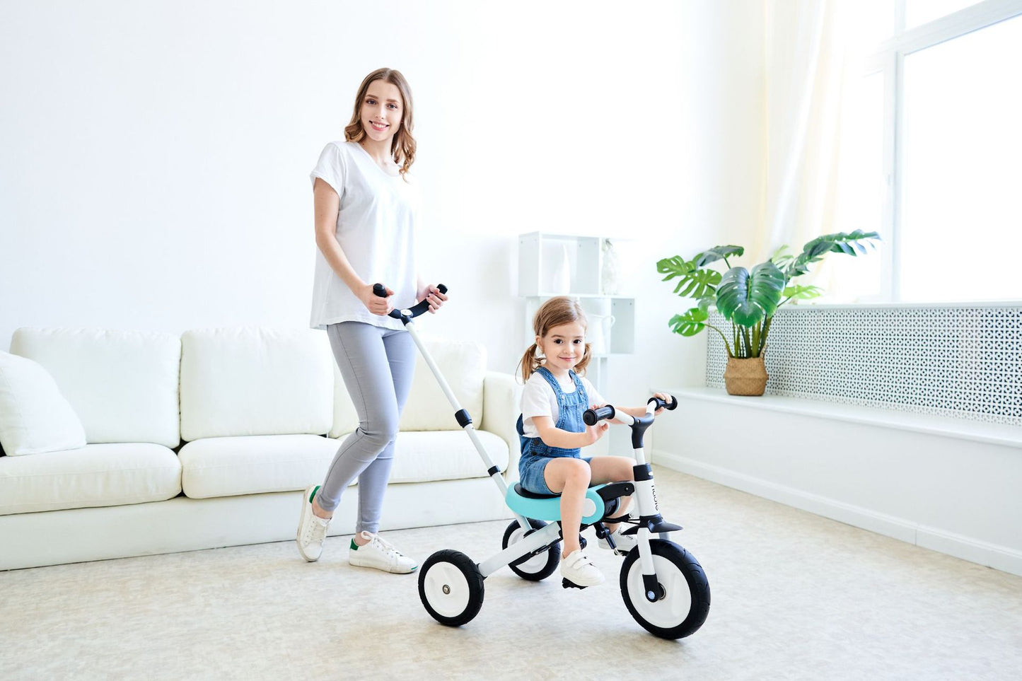 Multi-Purpose Bicycle With 360 Rotate Degrees Folding Tricycle