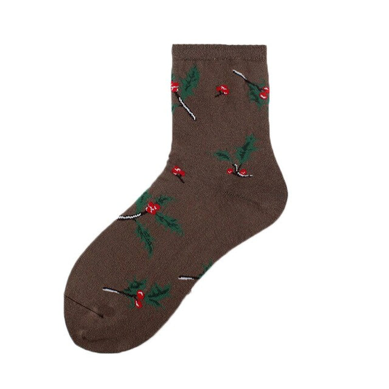 Plant Wind Dandelion Sunflower Flower Cotton Socks Creative Rose Skate Casual Women Streetwear Funny Kawaii Short Happy Socks