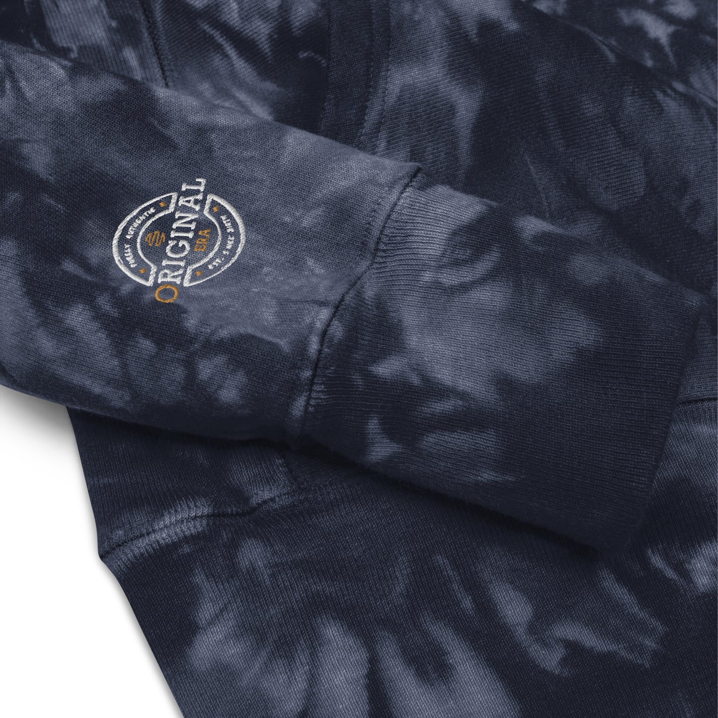 Original Era Unisex Champion Tie-Dye Hoodie with Accent Gold
