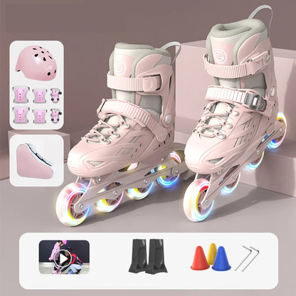 Outdoor 4 Wheels Free Style  Inline Roller Skates