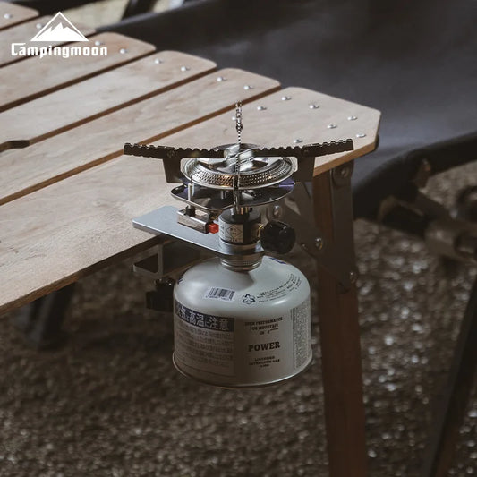CAMPINGMOON Cylinder Gas Lamp & Stove Head Table Clamp