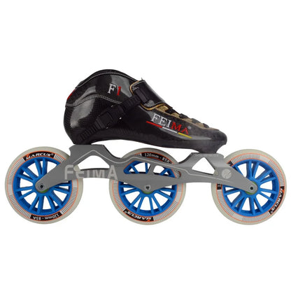 FEIMA 120mm 3 Big Wheel Outdoor Inline Speed Skates