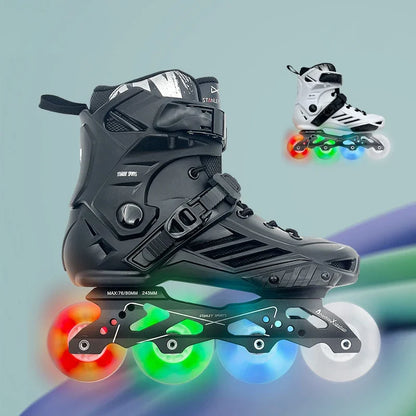 Professional 3 wheels Inline Speed Roller Skates
