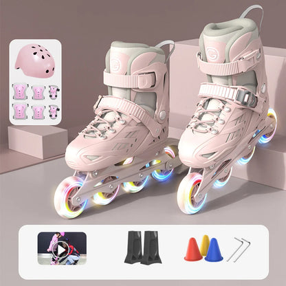 Outdoor 4 Wheels Free Style  Inline Roller Skates