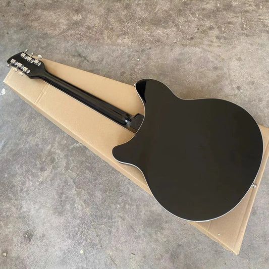 High Quality Semi Hollow Body 6 Sting Electric Guitar (R Shaped Tailpiece, 24F, Rosewood Fretboard)
