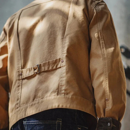 Vintage Heavyweight Canvas Rancher Jackets with Collar Jacket