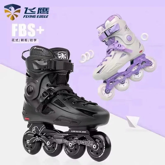 Professional Roller Skates Adult Shoes Patines 4 Wheels Slalom Speed Free Inline Skating Racing Sneakers Beginners