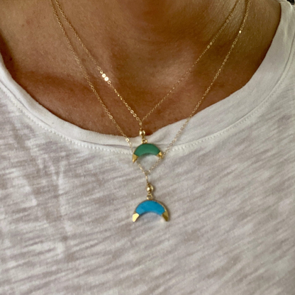 Limited Edition - Power Gemstone Moon Necklace