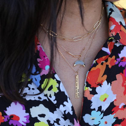 Limited Edition - Power Gemstone Moon Necklace