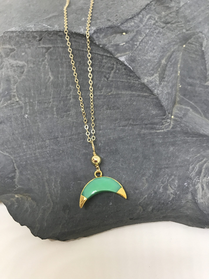 Limited Edition - Power Gemstone Moon Necklace