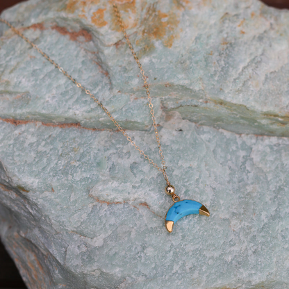 Limited Edition - Power Gemstone Moon Necklace