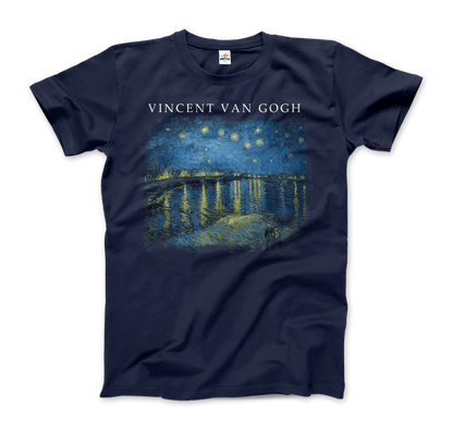 Van Gogh Starry Night Over the Rhône, 1888 Artwork T-Shirt
