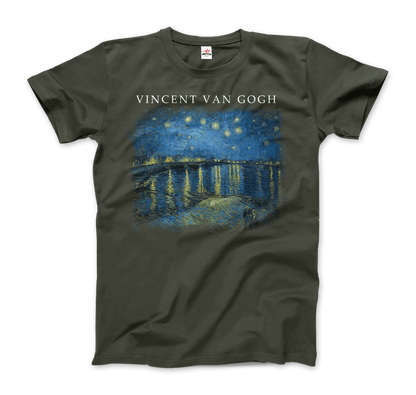 Van Gogh Starry Night Over the Rhône, 1888 Artwork T-Shirt
