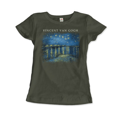 Van Gogh Starry Night Over the Rhône, 1888 Artwork T-Shirt