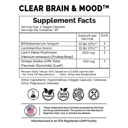 Clear Brain & Mood + Clear Gut & Immunity Bundle