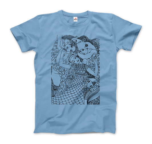 Gustav Klimt The Virgin (Maiden) 1913 Sketch T-Shirt