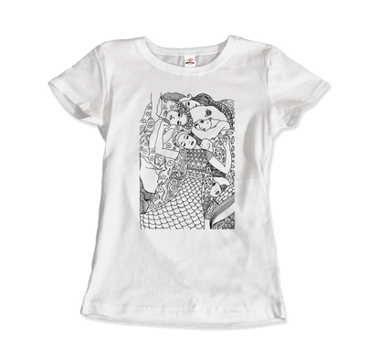Gustav Klimt The Virgin (Maiden) 1913 Sketch T-Shirt