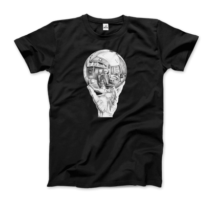 M.C. Escher Hand with Reflective Globe T-Shirt