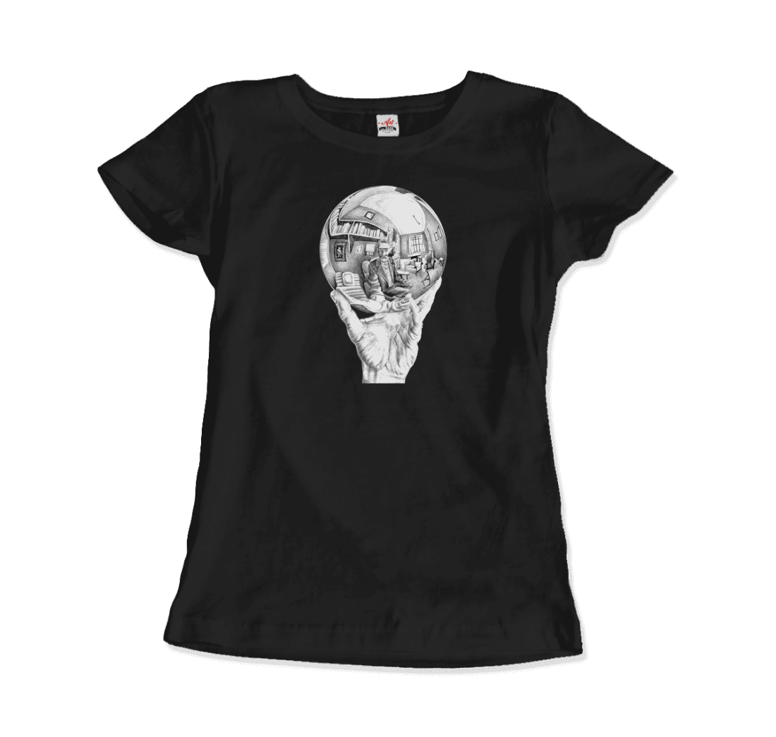 M.C. Escher Hand with Reflective Globe T-Shirt