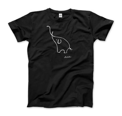 Pablo Picasso Elephant Sketch Artwork T-Shirt
