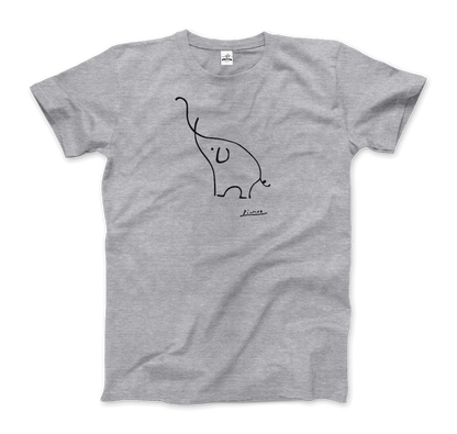 Pablo Picasso Elephant Sketch Artwork T-Shirt