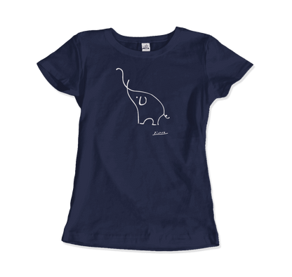 Pablo Picasso Elephant Sketch Artwork T-Shirt