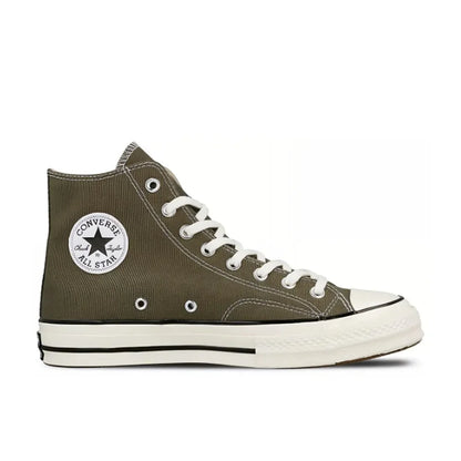 Unisex Converse All Star Lightweight Canvas Shoes (1970s Chuck Taylor - Olive Green)