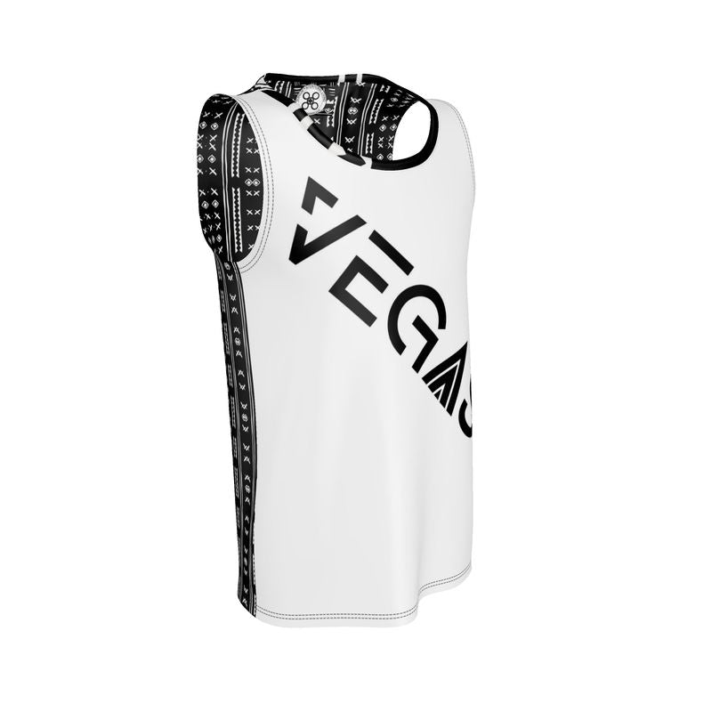Duality Gear, Vegas Bound, Black & White Mudcloth, Mens Sports Airflow Jersey