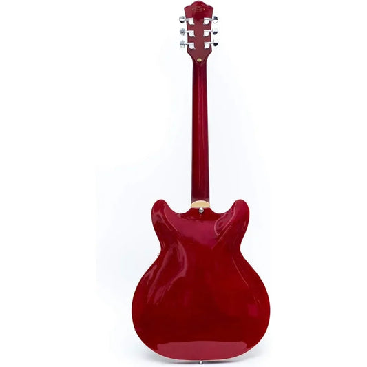 Semi-Hollow Jazz Electric Guitar   (RED)