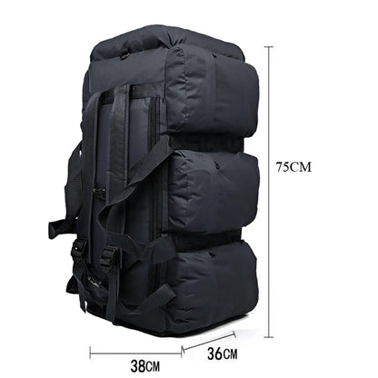 100L Tactical Camping Duffle Backpack