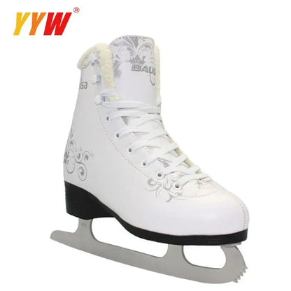 Leather Professional Ice Skate Shoes