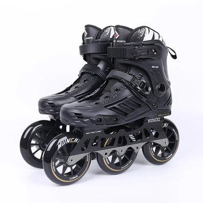 Professional 3 wheels Inline Speed Roller Skates