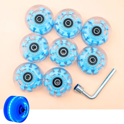 82A PU 58mmx32mm Luminous Outdoor Quad Wheels