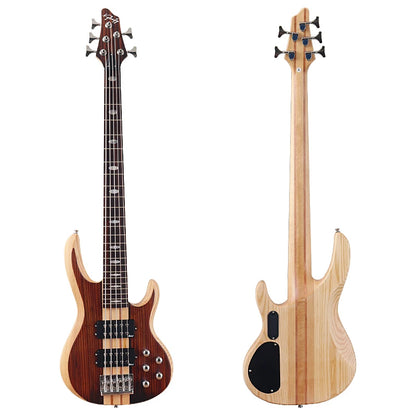 Active 5 String Electric Bass Guitar with Free Bag