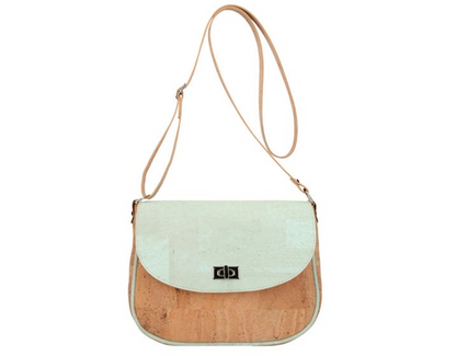 ANAISA - Cork Turquoise Shoulder Bag