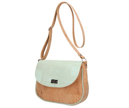 ANAISA - Cork Turquoise Shoulder Bag