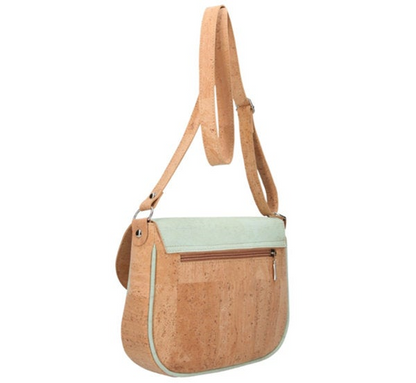 ANAISA - Cork Turquoise Shoulder Bag