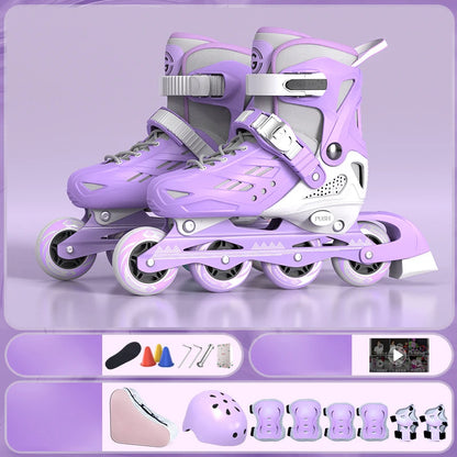 Outdoor 4 Wheels Free Style  Inline Roller Skates
