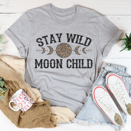 Stay Wild Moon Child Leopard T-Shirt