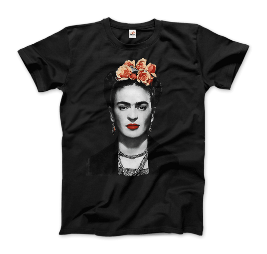 Frida Kahlo With Flowers Poster Artwork T-Shirt
